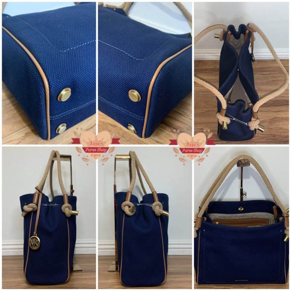 💙Michael Kors Fabric-Canvas Shoulder Purse💙 - Picture 3 of 16